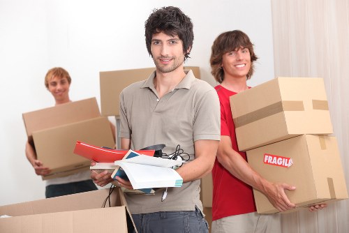 Team handling furniture during a Watford relocation