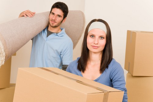 Efficient removals service completing the final stage of a move
